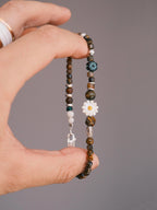 Identity Series | Daisy Youth | Tiger Eye, Mother-of-Pearl & Silver Bracelet