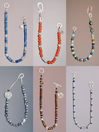 Identity Series | Blue Wayfinder | Lapis Lazuli, Fine Silver & Miyuki Bracelet