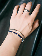 Urban Stoic Series | Blue Executive | Lapis Lazuli & Mother-of-Pearl Bracelet