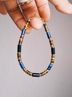 Urban Stoic Series | Blue Jazz | Tiger Eye, K2 Blue & Hematite Bracelet