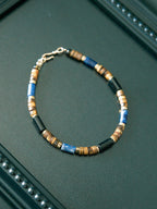 Urban Stoic Series | Blue Jazz | Tiger Eye, K2 Blue & Hematite Bracelet