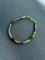 Urban Stoic Series | Blue Jazz | Tiger Eye, K2 Blue & Hematite Bracelet