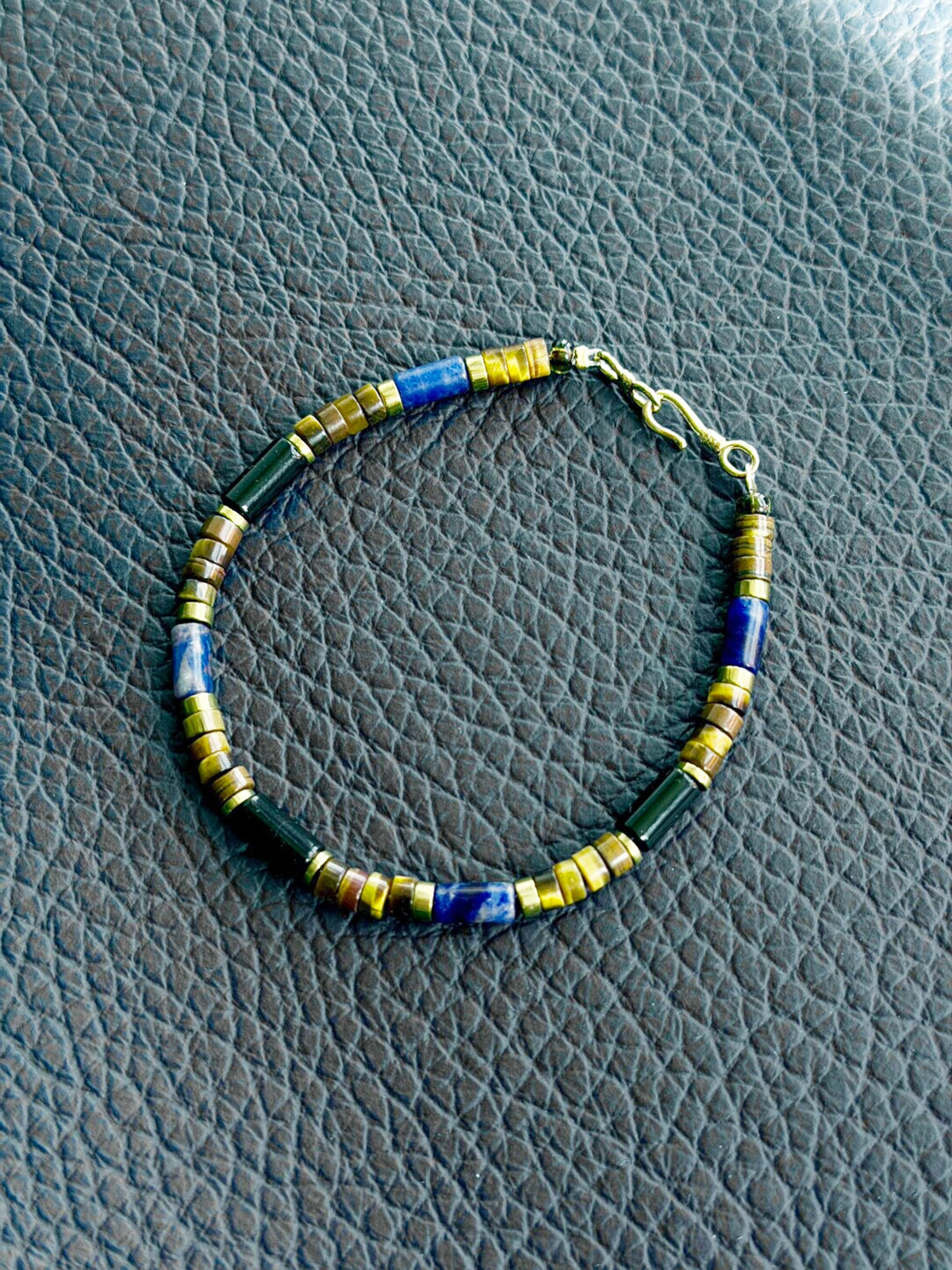 Urban Stoic Series | Blue Jazz | Tiger Eye, K2 Blue & Hematite Bracelet