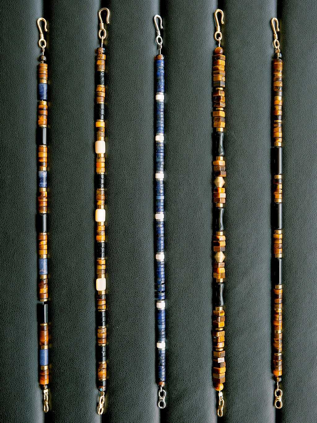 Urban Stoic Series | Blue Jazz | Tiger Eye, K2 Blue & Hematite Bracelet