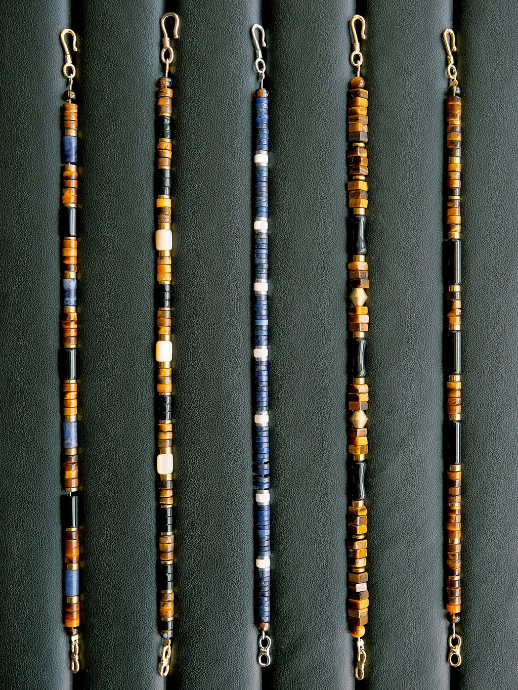 Urban Stoic Series | Blue Jazz | Tiger Eye, K2 Blue & Hematite Bracelet