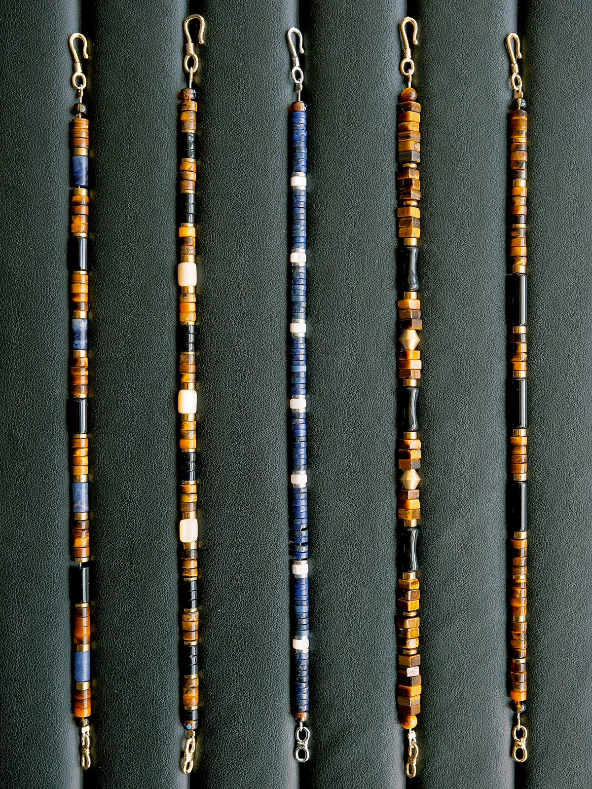 Urban Stoic Series | Blue Jazz | Tiger Eye, K2 Blue & Hematite Bracelet