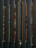 Urban Stoic Series | Golden Gaze | Tiger Eye & Refined Brass Bracelet