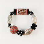 Handcrafted Multi-Gemstone Bracelet – Unique Roman Column Design | Natural Stone & Vintage Beads | Meaningful Gift