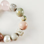 Monet-Inspired Gemstone Bracelet – Handmade Natural Crystal & Pearl Jewelry | Soft Aesthetic Meaningful Gift