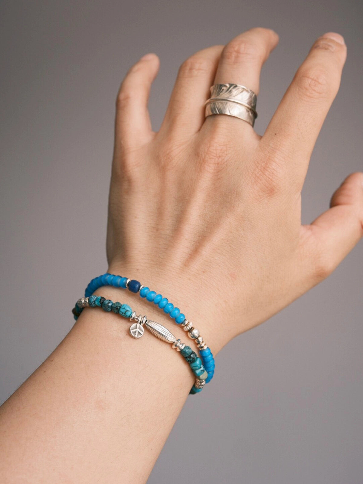 Mineral Soul Series | Pine Meridian | Turquoise & Sterling Silver Bracelet