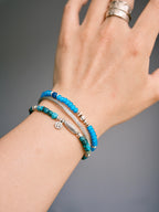 Mineral Soul Series | Pine Meridian | Turquoise & Sterling Silver Bracelet