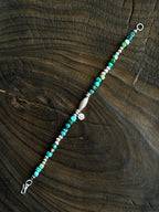 Mineral Soul Series | Pine Meridian | Turquoise & Sterling Silver Bracelet