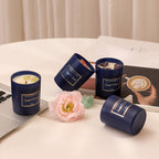 Crystal Infused Scented Candle – Natural Gemstone Aromatherapy Candle Gift, Aesthetic Home Decor, Relaxation & Healing Candle