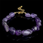 Exquisite Natural Amethyst Bracelet Niche Design Handmade Oriental Style Jewelry Gift