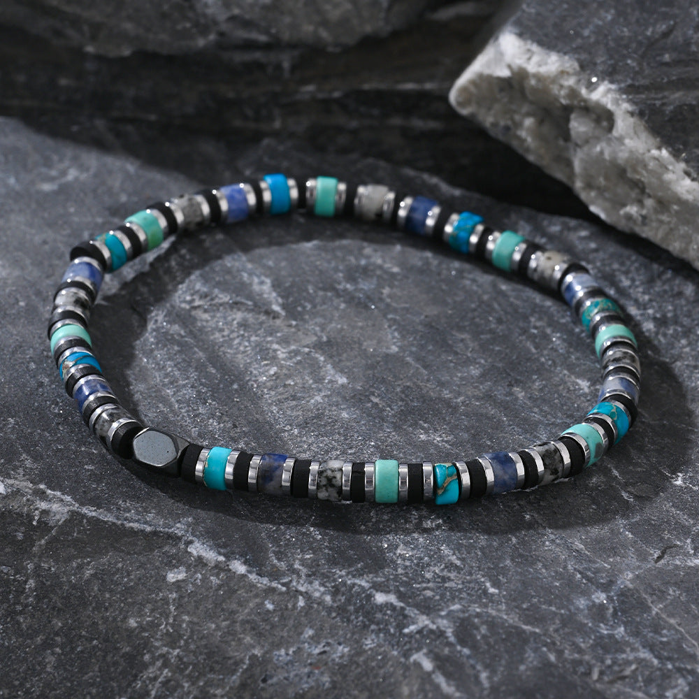 Blue Harmony Energy Bracelet - Balance, Strength & Timeless Style