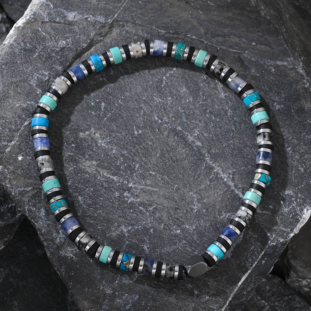 Blue Harmony Energy Bracelet - Balance, Strength & Timeless Style