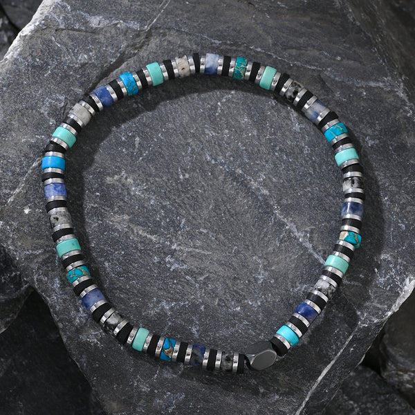 Blue Harmony Energy Bracelet - Balance, Strength & Timeless Style