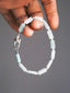 Mineral Soul Series | Frost Signal | Burmese Jade & Refined Silver-Tone Bracelet