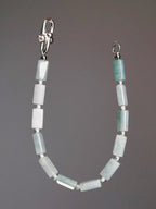 Mineral Soul Series | Frost Signal | Burmese Jade & Refined Silver-Tone Bracelet
