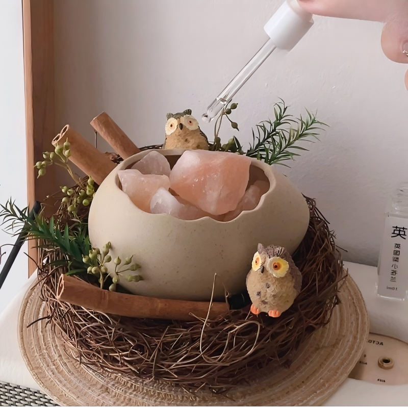 Original Bird’s Nest Crystal Aroma Stone Gift Set, Bird's Nest Diffuser Crystal Aromatherapy Indoor Fragrance Gift
