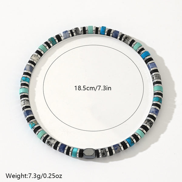 Blue Harmony Energy Bracelet - Balance, Strength & Timeless Style