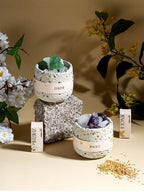 Crystal Aroma Diffuser – Natural Stone Essential Oil Diffuser for Home Relaxation & Aesthetic Decor