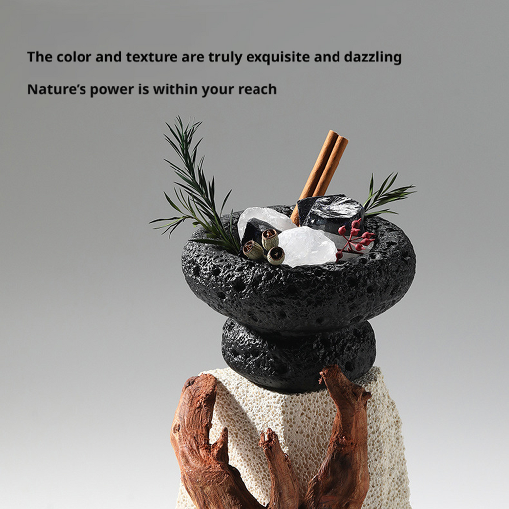 Crystal Aroma Diffuser – Natural Stone Essential Oil Diffuser for Home Relaxation & Aesthetic Decor