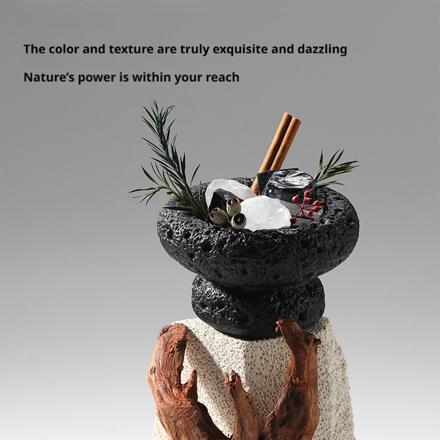 Crystal Aroma Diffuser – Natural Stone Essential Oil Diffuser for Home Relaxation & Aesthetic Decor