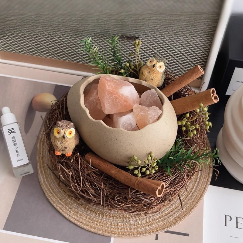 Original Bird’s Nest Crystal Aroma Stone Gift Set, Bird's Nest Diffuser Crystal Aromatherapy Indoor Fragrance Gift