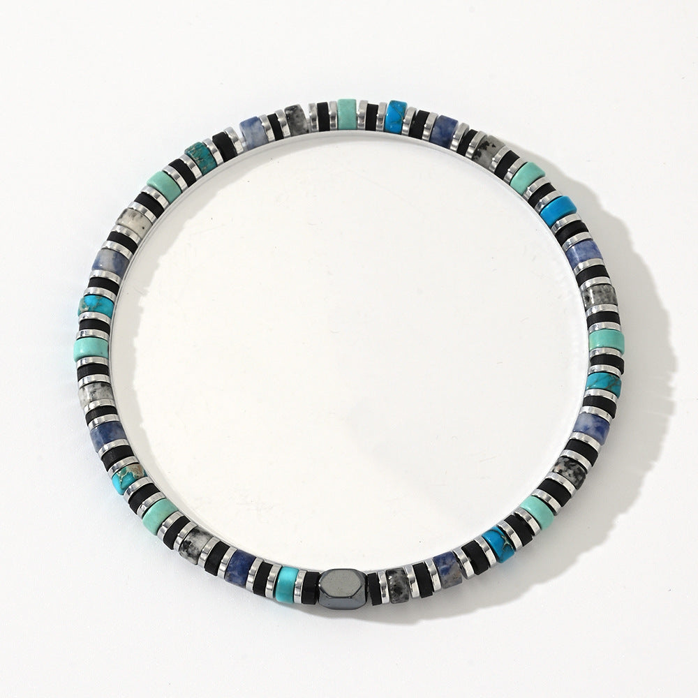 Blue Harmony Energy Bracelet - Balance, Strength & Timeless Style