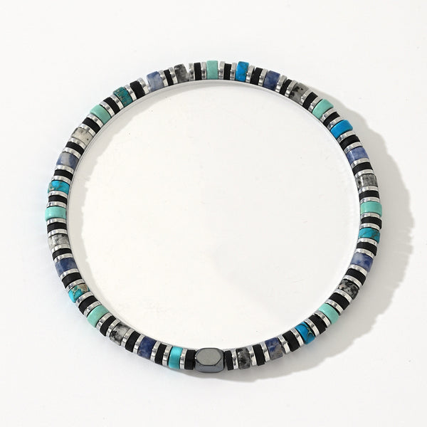 Blue Harmony Energy Bracelet - Balance, Strength & Timeless Style